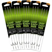 Carp Ready Rigs x 3 - Wide Gape size 6 (20lb) (CCR193)