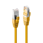 LINDY LINDY 45980 RJ45 omrežni kabel\, Patch kabel CAT 6 S/FTP 0.50 m rumena 1 kos, (20561845)