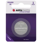 Agfa Baterija litijska, CR2450, 3V, dugmasta, blister 1 kom. - CR2450 B1
