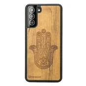 shumee Lesen ovitek za Samsung Galaxy S21 FE hamsa imbuia