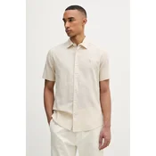 U.S. Polo Assn. safari moška srajca z lanom LINEN BLEND SS