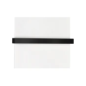 Nosilec brisač TABELLA 390 mm, črna mat - Črna mat barva - 390x50x80 mm - Sapho - TABELLA - 24 - Iz nerjavečega jekla - 390 - 50 - 80 - 14