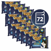 Vrečke FELIX Sensations trska, sardine 72x85 g