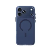 Ovitek za iPhone 17 Pro Max z minimalnim magnetnim objektivom - moder