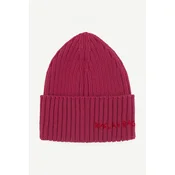 RUSLAN BAGINSKIY beanie kapa ženska z merino volno Hand-embroidered Beanie