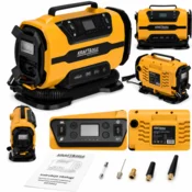 shumee Avtomobilski zračni kompresor 150 PSI s svetilko | Kraft&Dele