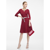 Bordo midi obleka ORSAY