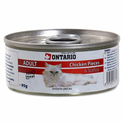 ONTARIO Cat Chicken Pieces + Scallop 95 g