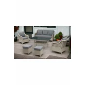 HANAH HOME Baštenska garnitura Rondi Dark Grey Honey