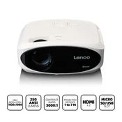 LENCO Full HD 1080P LCD projektor z Bluetooth bel
