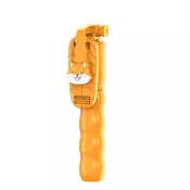 Selfie stick Techsuit KT01 s snemljivim daljincem in stabilnim stojalom, 70cm - oranžen