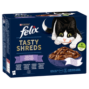 Felix Tasty Shreds  mješoviti odabir u umaku 12 x 80 g