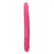 D Kft pink dupli silikonski dildo, DEBRA00896