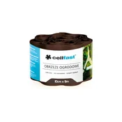 slomart Vrtna obroba Cellfast valovita 10 cm x 9 m, rjava