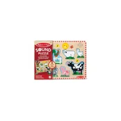 Melissa & Doug lesena sestavljanka z zvočnimi efekti živali na kmetiji