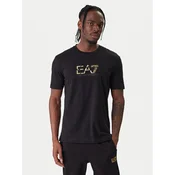 Emporio Armani EA7 TRAIN PREMIUM LABEL TEE SPECIAL LOGO Črna