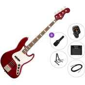 Fender Squier FSR Classic Vibe Active 70s Jazz Bass LRL Premium SET Candy Apple Red Električna bas kitara
