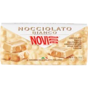 NOVI Bela čokolada z orehi Cioccolato Nocciolalto Bianco 130g - New