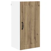 Vidaxl Omarica na steni LUCCA Artisan hrast 40 x 31 x 80 cm