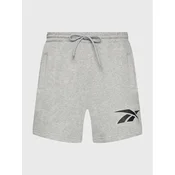 Reebok Športne kratke hlače Brand Proud HS6847 Siva Regular Fit