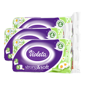 Violeta toaletni papir Strong & Soft, kamilica, 3-slojni, 16/1