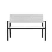Garden Line VRTNA KLUPA 118 x 54 x 77 CM SIVA *0803