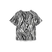 VERO MODA Bluza VMMYMILO  greige / črna