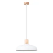 Sollux SL.1323 - Luster INDY na sajli 1xE27/15W/230V O 38 cm bela