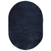 Vidaxl Visoka košata preproga NAVARRA mornarsko 300x200 cm poliester