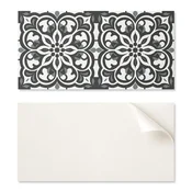 shumee Samolepilne vinilne ploščice s cvetličnim vzorcem in ornamenti 10x40x20 cm