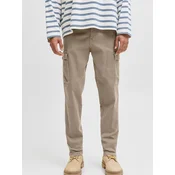 JACK & JONES Kargo hlače JPSTACE ARTHUR  svetlo rjava