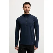 Dukserica outdoor Helly Hansen SHINE SOLEN boja: tamno plava, s kapuljacom, bez uzorka, 49571