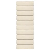 Vidaxl Brisače za goste FROGN 10 kosov kremne barve 30x50 cm 360 g/m2