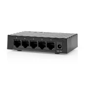 Nedis Omrežno stikalo | Žična hitrost: Gigabit | Število vrat Ethernet: 5