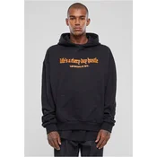 Mens Hustle Oversize Sweatshirt Black