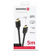 SWISSTEN HDMI do HDMI 4K 60Hz 5,0 M PVC kabel