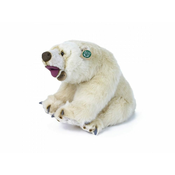 Plišana igracka Rappa Eko prijatelji - Polarni medvjed, 43 cm