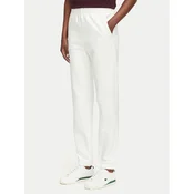 Lacoste Spodnji del trenirke XF5268 Bela Regular Fit