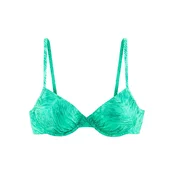 JETTE Bikini zgornji del turkizna/smaragd/meta