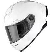 Scorpion EXO-RACE Air Solid FIM2 full face motociklisticka kaciga bijela