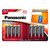 PANASONIC alkalna AA baterija PRO POWER 8 kom