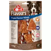 8in1 Triple Flavour Wings žvečilne palčke - Varčno pakiranje: 3 x 6 kosov