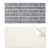 shumee Samolepilna vinilna stenska plošča 100x50 cm z dinamičnim linijskim vzorcem