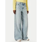 Tommy Hilfiger Jeans hlače 70S WW0WW51090 Modra Wide Fit