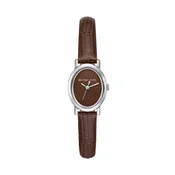 MICHAEL Michael Kors Analogna ura MAUDE rjava / srebrna