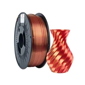 Filament 3DPower PLA svileni dvojni 1,75 mm rdeč/zlati 1 kg
