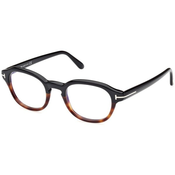Tom Ford FT5871-B 005 ONE SIZE (49) Havana/Kristalna
