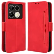 GS Ovitek za Infinix Note 40 Pro Plus, reža za kartico, rdeč