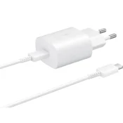 Samsung hišni polnilec Super Fast Charge EP-TA845XWE 45W + kabel EP-DN975BWE TYPE C bel - original (Bulk)