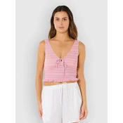 Rip Curl Paradise Check Tank Top pink